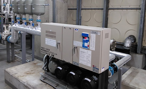 工事内容|受水槽給水ポンプの更新